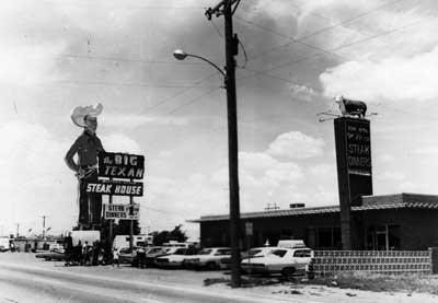 Amarillo, Texas The Big Texan in Amarillo, TX is a party in the panhandle!