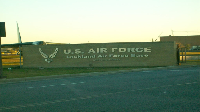 Lackland A. F. B., Texas Air Force Base San Antonio, Texas Gate