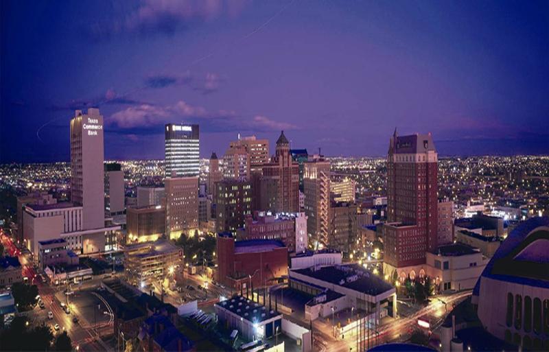 El Paso, Texas at Night Downtown picture of El Paso, Texas